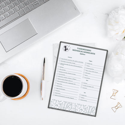 Månedelig sjekkliste - baderom